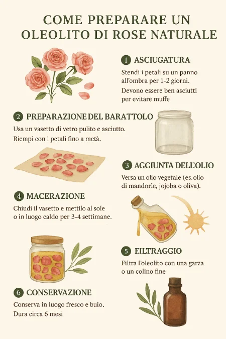 Come preparare un Oleolito di Rose Guida Completa TutorialBay