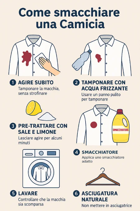 Come smacchiare una Camicia TutorialBay