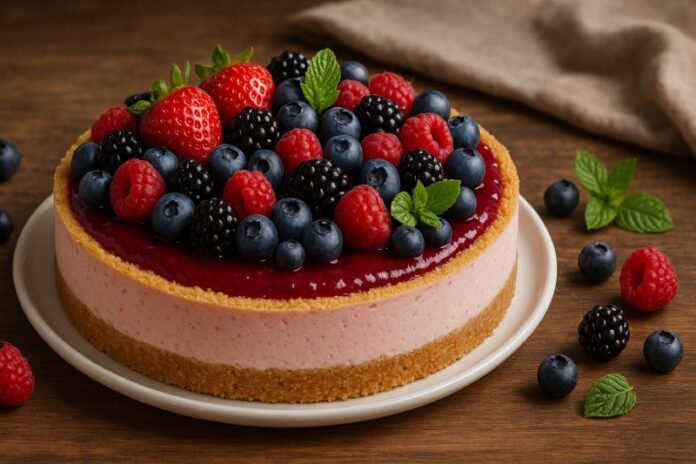 Ricetta Cheesecake Vegana ai Frutti di Bosco TutorialBay