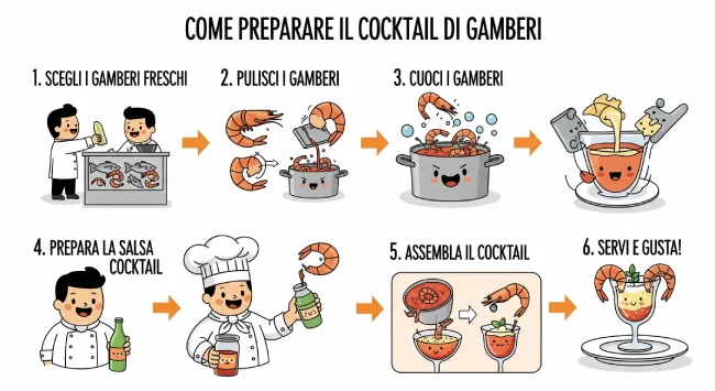 Ricetta Come preparare il Cocktail di Gamberi TutorialBay