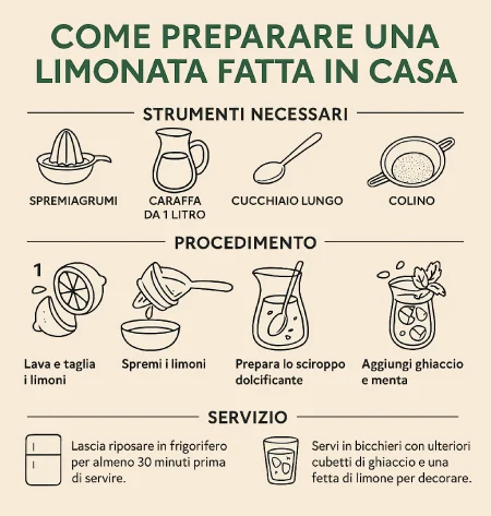Ricetta Completa Come preparare una Limonata TutorialBay