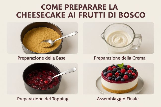 TutorialBay Ricetta Cheesecake ai Frutti di Bosco