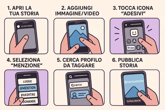 Come taggare sulle Storie Instagram Guida Completa TutorialBay