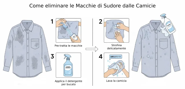Procedimento per smacchiare una Camicia TutorialBay
