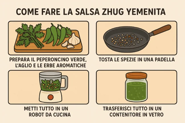 TutorialBay Ricetta Come preparare la Salsa Piccante Zhug Yemenita