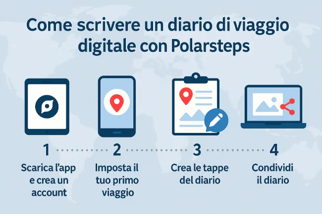 Polarsteps Guida Completa per scrivere un Diario di Viaggio TutorialBay