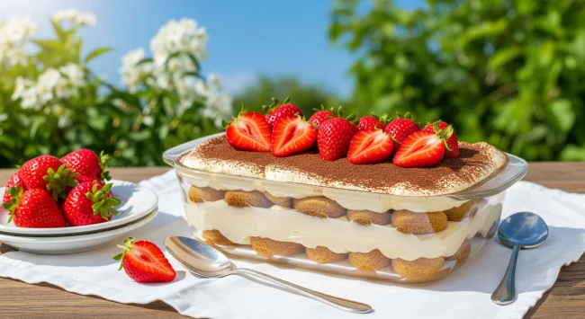 Ricetta Tiramisù alle Fragole TutorialBay