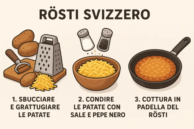 Ricetta del Rosti Svizzero su TutorialBay