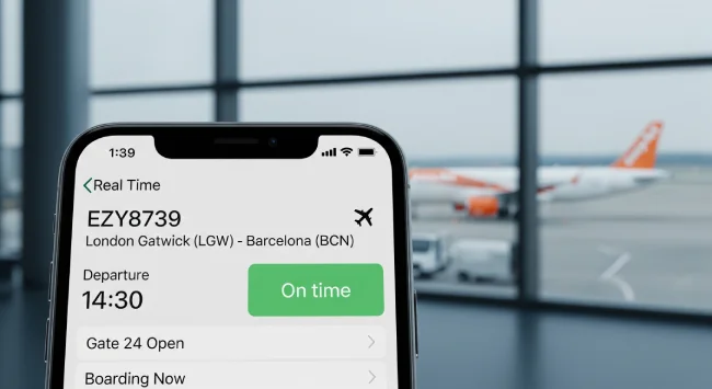 TutorialBay Notifiche in Tempo Reale Volo EasyJet