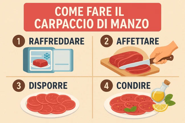 TutorialBay Ricetta per preparare il Carpaccio di Manzo