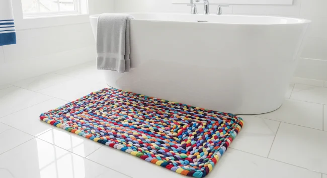 TutorialBay Tappetini da Bagno con Magliette Riciclate