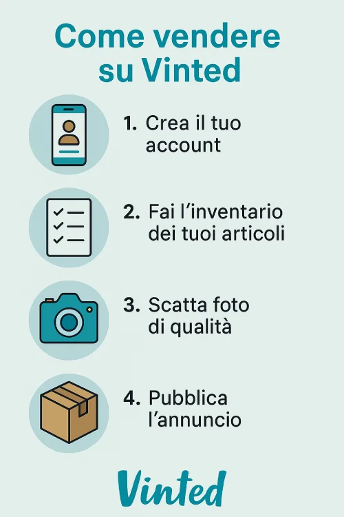Guida per vendere Abbigliamento su Vinted TutorialBay