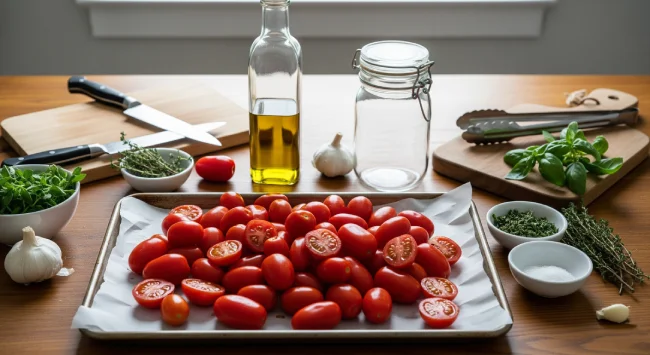 Ricetta Completa Pomodori Secchi sott'olio TutorialBay