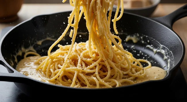 Ricetta Spaghetti Cacio e Pepe TutorialBay