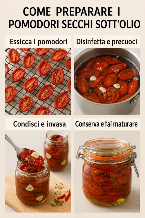 Ricetta passo passo Pomodori Secchi TutorialBay