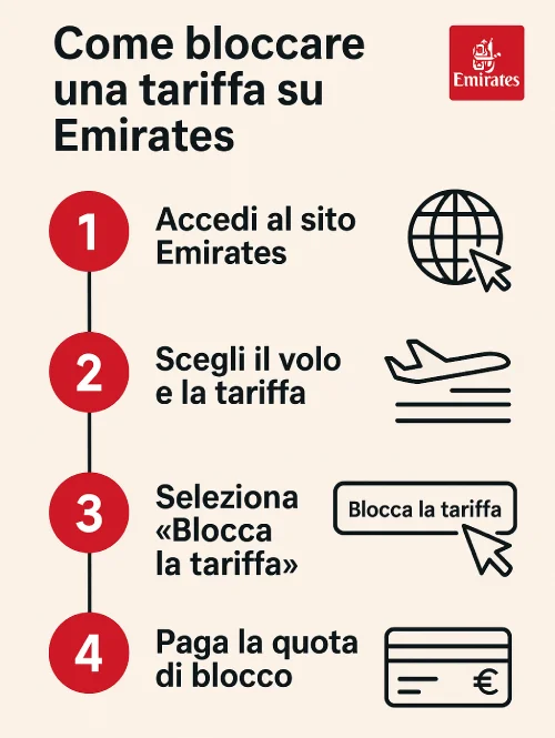Tutorial Emirates Blocco Tariffa TutorialBay