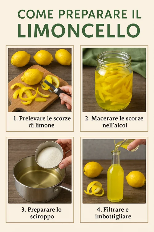 TutorialBay Ricetta Completa del Limoncello Fatto in Casa