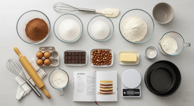 TutorialBay Ricetta Torta Setteveli con Ingredienti